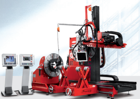 Установка для сварки кольцевых и продольных швов